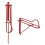 (One Size, Red) Stubbs Folding Saddle Rack 1