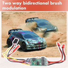 Dual Way Bidirectional Brushed Esc 2s-3s Lipo 5a Esc Speed Control for Rc Model Boat/Tank 130 180 Brushed Motor,2PCS