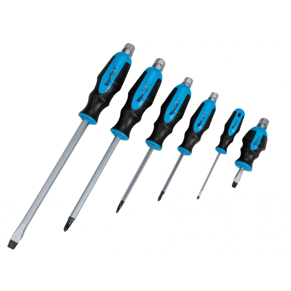 Bluespot Tools Hex Bolster Screwdriver Set, 6 Piece 5063750604794