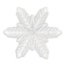 DIY Snowboard Stomp Pads Snowboardmatte Schneeflockenform für Winter Schnee EIS Ski Snowboards Stomp Pads Weiß