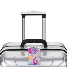 (4-Piece Set) Travel Luggage Tag-Privacy Protection Sleeve with Stainless Steel Ring, All Kinds of Luggage and Parcels