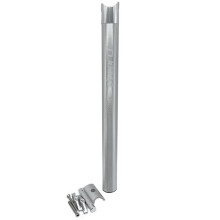 Litepro Vouwfiets Zadelpen Aluminiumlegering Fiets Zadelpen 33.9X400mm Zilver