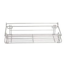 Panier de Rangement Pliable en Acier Inoxydable, Support de Rangement Portable pour Barbecue, Plage, Jardin.