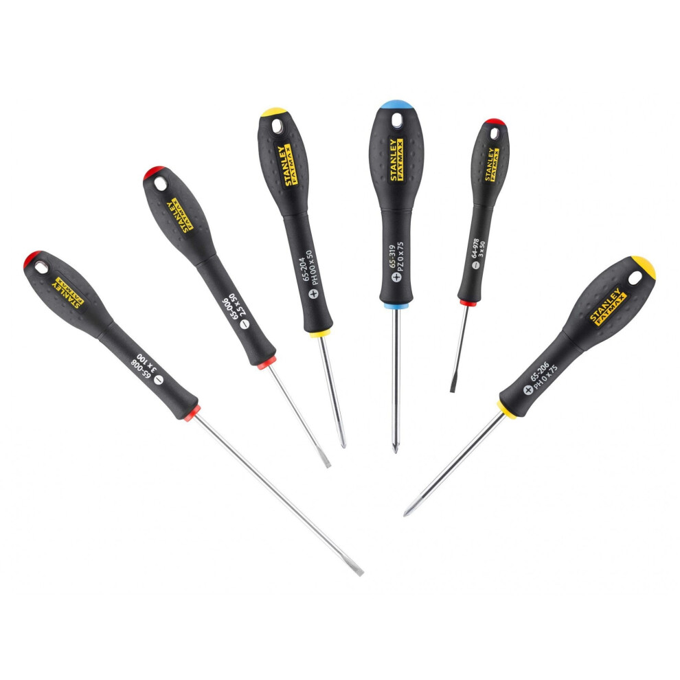 - Stanley Hand Tools Fatmax Precision Screwdriver Set6 Piece Multi Colour (One Size) - Image 2