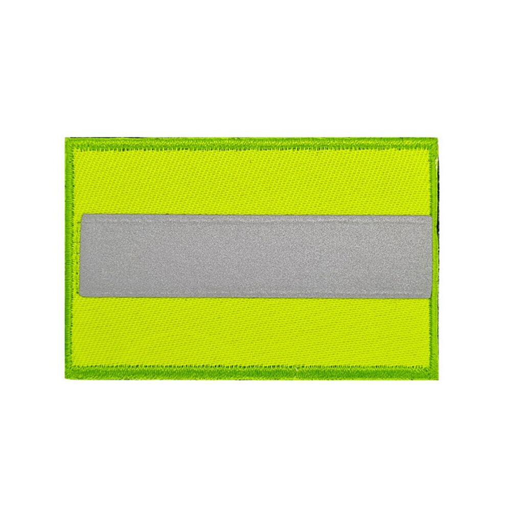 Reflective Double-Sided Fabric Patch Patch Identification Armband Outdoor Bag Clothing Accessories Short 6032580498483