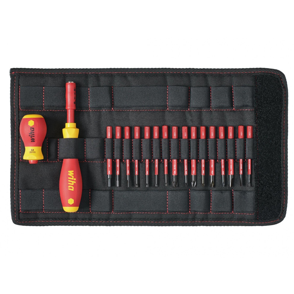 Wiha Softfinish Electric Slimvario Screwdriver Set, 19 Piece 5063750548838
