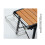 Foldable Basket Table Side Rack Stainless Steel Storage Rack Portable Organizer for Beach Backyard BBQ 2