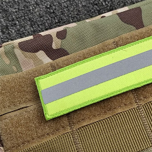 Reflective Double-Sided Fabric Patch Patch Identification Armband Outdoor Bag Clothing Accessories Short