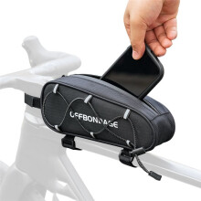 OFFBONDAGE Sacoche de Vélo Réfléchissante, Ultralégère, Capacité, pour Cadre Supérieur Avant, VTT, Vélo de Route, Accessoires de Cyclisme.