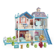Maison de Poupée pour Enfants, Maison de Villa, Maison de Princesse, Boîte Cadeau, Château, Jouet, Jeu à Faire Soi-Même, Cadeau 556-65