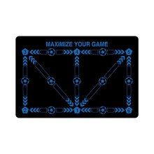 Football Footstep Training Mat, Non-Slip Footstep Training Mat, Soccer Train Mat for All Levels,for All Ages 60x90cm A