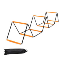 Échelle D'Agilité Pliable pour Entraînement de Football, Vitesse de Saut, Coordination, Jeu de Jambes, 8 Grilles pour Enfants et Adultes