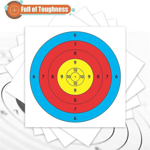 Archery Target Paper Bow and Target for Backyard Hunting, Archery Target Practice Accessories 2