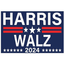 2024 Harris Waltz Yard Sign Election for Democracy Kamala Harris Tim Walz for President Sign Outdoor Lawn Sign