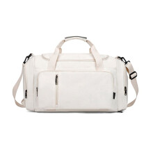 Bolsa de Gimnasio 4 en 1 para Mujer, Bolsa de Lona Compatible con TSA con Compartimento para Zapatos, Mochila de Viaje de 30 L, B
