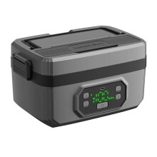 1200ML Portable Rechargeable Lunch Box Wireless Heating Water-Free Bento Box for Student Office Outdoor Use