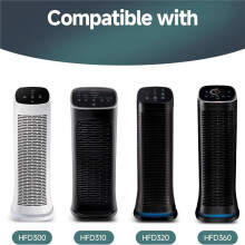 4er-Pack Vorfilter für Quiet Clean Luftreiniger - Modelle HFD070, HFD120, HFD-120, HFD300, HFD320