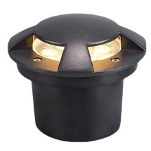 Infälld Utomhuslampa för Markyta, 3W Golvbelysning, Vattentät LED-Trädgårdsbelysning, Spotlights, DC24V