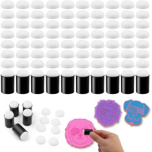 80-Teiliges Fingerschwamm-Set - zum Basteln Von Auto-Frischlingen, Fingermalschwamm, Basteln, Zeichnen, Malschwämme