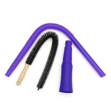 Dryer Vent Cleaner Kit with Vacuum Attachment Universal Connector Lint Brush for All Vacuum Cleaners
