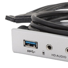 USB 3.0-Voorpaneel Snelle Gegevensoverdracht Floppy Bay-Drive Voorpaneel 3,5 Inch HD-Geluidsinterface Eenvoudige Installatie