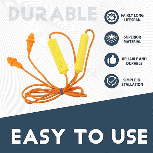 2PCS Ear Plugs  Headset for Work, Hearing Protection, Suitable for Construction Site and Noisy Environments