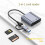 CFexpress Type-A Reader  Dual-Slot Memory Card 10Gbps USB 3.2 Gen 2 Type A CFexpress Adapter CFE/SD2.0 6