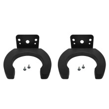 2 Pcs Universal Wireless Microphone Hook Holder Stands Wall Hanger Rack Clip Clamp Brackets Wall Mounted