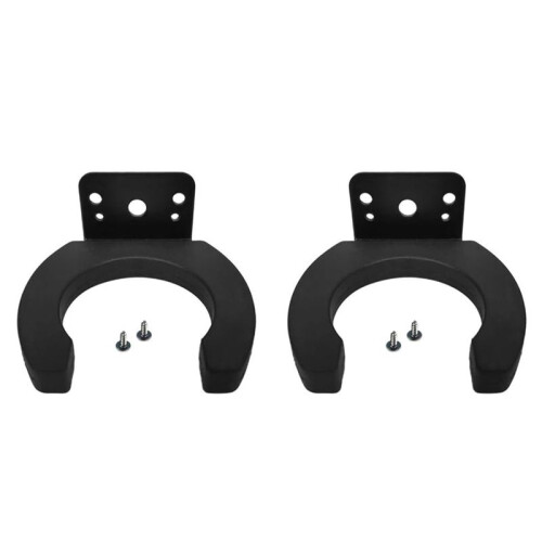 2 Pcs Universal Wireless Microphone Hook Holder Stands Wall Hanger Rack Clip Clamp Brackets Wall Mounted
