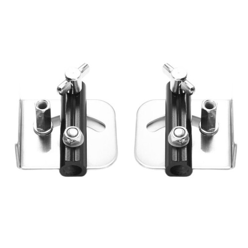 2Pcs Drum Strap Rack Metal Mounting Rack with Screws Drum Strap Adapter Repair Replacement Accessory 1