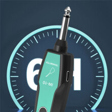 Transceptor Inalámbrico para Guitarra Eléctrica, Altavoz de Bajo, Conector de Audio, Color Verde.