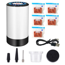 Machine à Vide Alimentaire Domestique - Pompe à Vide Électrique Sans Fil Rechargeable - Machine de Mise Sous Vide Compacte