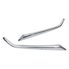 Front Bottom Foglight Eyelids Cover Fog Light Brow Eyebrow Strip Bumper Accessories Trim for CX3 CX-3 2015-2018