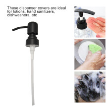 Soap Dispenser Lids,Rust Proof Pump and Lid Replacement for Mason Jars or Other DIY Lotion Soap Dispensers, 3 Pack