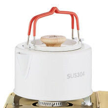 Tragbarer Camping-Wasserkocher, 1100 Ml - Hitzebeständiger Griff, Ideal für Tee und Kaffee, Camping-Wasserkocher,