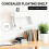 Magic Flap Wall Shelf with Hidden Secret Compartment Concealed Floating Shelf Wall-Mounted Storage Rack Hidden B 4
