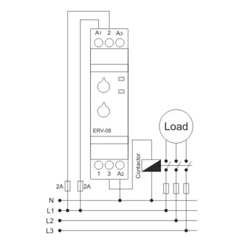 ERV-08  Delay Multifunctional  Relay Electronic Adjustable (0,1Sec.-100 Hours)for All Areas Requiring  Control 2