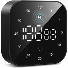 Digital Kitchen Timer,10s/1/3/5/10/15/20/25/30/45/60/90 Minutes Magnetic Countdown Timer, 199Min Countup Pomodoro Timer