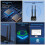 Zigbee 3.0 Wireless Gateway Dongle , Kompatibel mit Home Assistant ZigBee2MQTT Zigbee-Dongle-Stick mit Doppelantenne 8