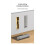 Pocket Door Handles and  Pull Matte , Handles Hardware ,Recessed Finger Flush Pulls 3pcs Black 5