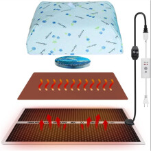 Epoxy Heating Mat with Cover Timer, Heat Pad for Resin Molds, Fast Curing Drying Warming Machine US Plug