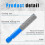 Diamond Drill Bits Set, 5pcs Tile Drill Bits for Ceramic Glass Porcelain Marble , with Versatile Drilling 3
