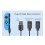 For  Controller USB Charger Cable 2 in 1 Travel Charging Cables Charging Cord for  Controller Charger 1