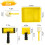 Paint Edger Tool Kit, 9 Inch Paint Pad Set,7 PCS Paint Edger with Trim, Touch- Pad,Corner Wall and Ceiling Pad Painter 7