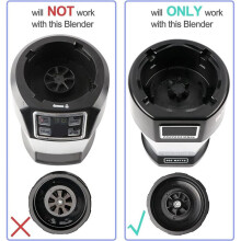 Lame Femelle à 6 Ailettes pour Mixeur Nutri pour Auto IQ BL450 69, BL451 70, BL455 30 DOB, BL456 70 BL480 70. Pièce de Rechange.