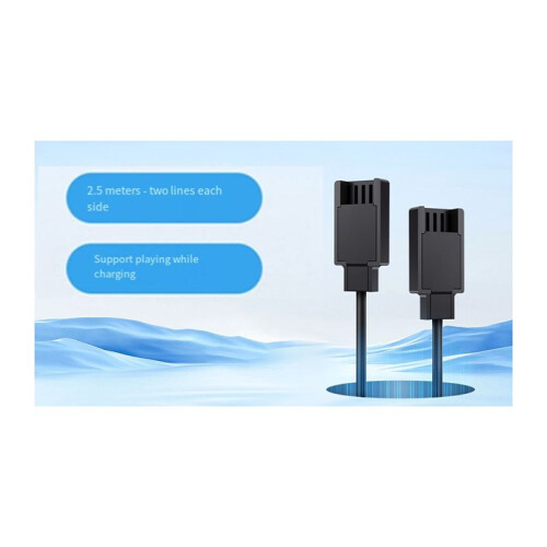 For  Controller USB Charger Cable 2 in 1 Travel Charging Cables Charging Cord for  Controller Charger 2