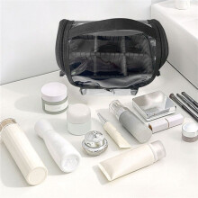 Bolsa de Maquillaje Cosmético de Gran Capacidad, Bolsa de Viaje para Brochas de Maquillaje, Organizador de Cosméticos Impermeable.