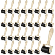 30 Pcs Rubber Brayer Rollers, Ink Roller for Printmaking Gluing Printing Inking Block Paper Applicator Tool, 1.4 Inch