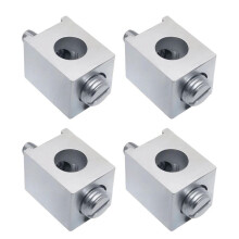 4-Teiliges 4-2/0-Neutralleiter-Anschlussklemmen-Set, Erdungsklemmen Aus Aluminium für Leistungsschalter, Passend für Elektrische Anschlüsse