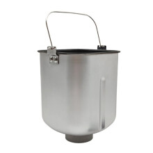 Household Bread Machine Replacement Bucket Non-Stick Coating Bread Bucket & Mixing Blade Bread Machine Baking Bucket